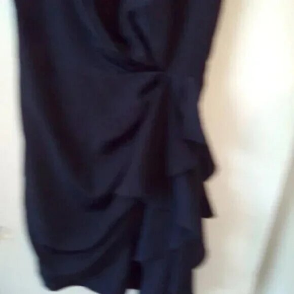 Chequer black sleeveless dress size 4 - Picture 4 of 6